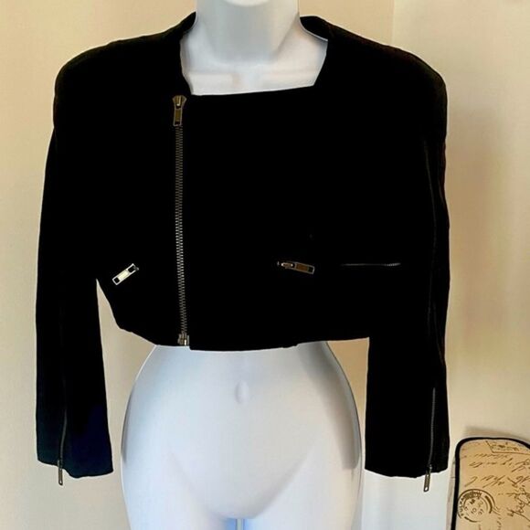Haider Ackermann Cropped Jacket (38) - Picture 1 of 9